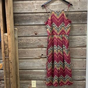 Wrangler Spaghetti Strap Romper Burgundy NWT